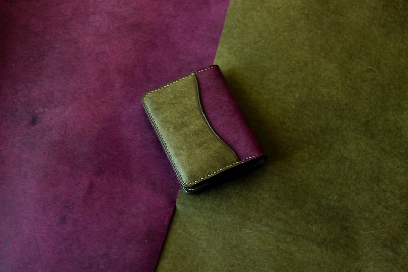 Minimalist wallet Slim Leather wallet Credit card holder Slim bifold Pueblo