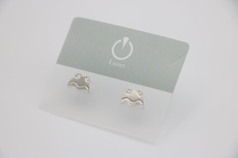 frog earrings - ต่างหู - เงินแท้ 