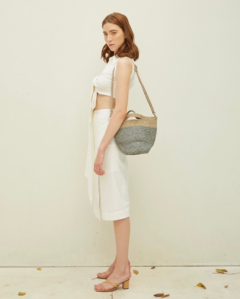 Plastic Handbags & Totes Gray - ALBA | TOTE BAG S
