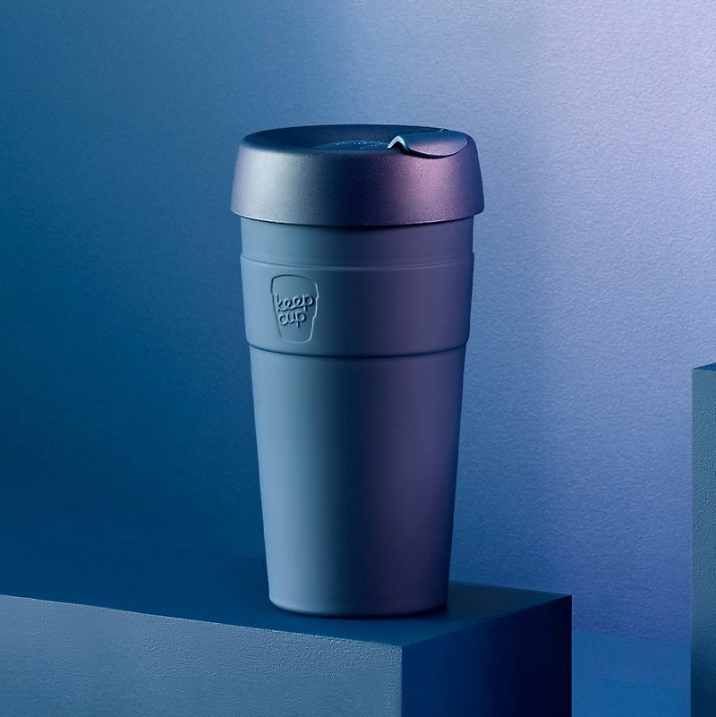 澳洲 KeepCup 真空保溫杯 L - 優雅藍 - 咖啡杯 - 不鏽鋼 藍色