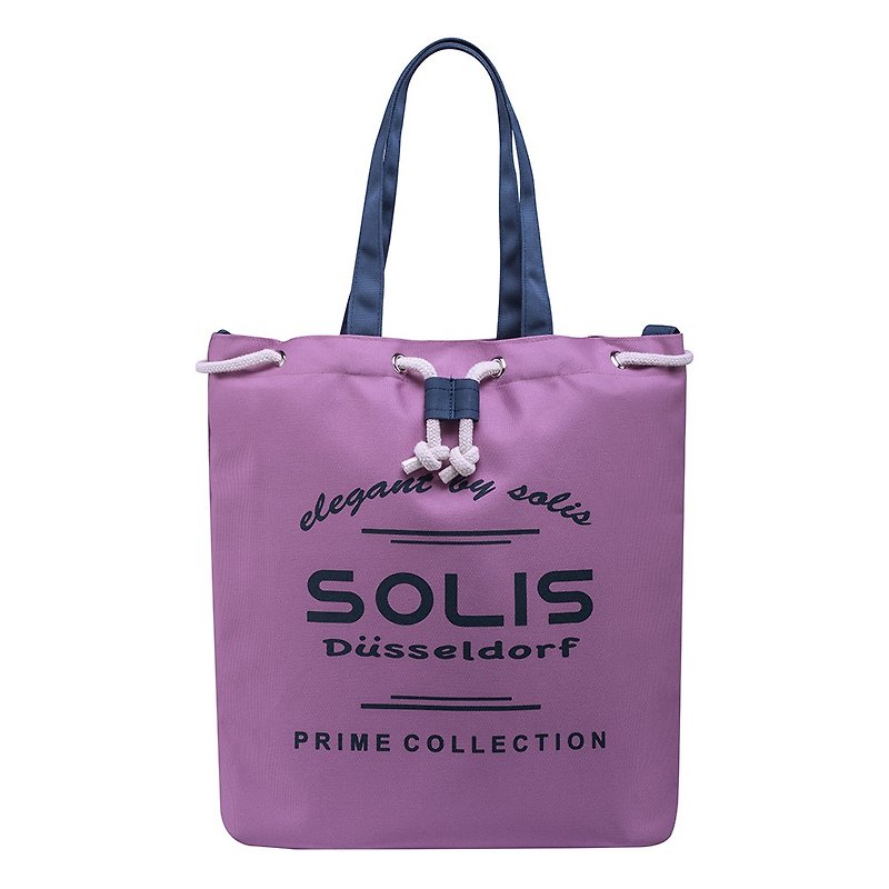 SOLIS Color Palette 3ways tote bag(grape) - กระเป๋าแมสเซนเจอร์ - เส้นใยสังเคราะห์ 