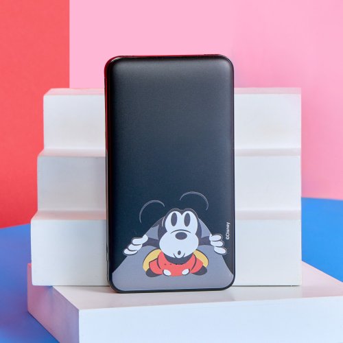 TOYSELECT Disney經典-米奇的好奇心雙線快充10000mAh行動電源