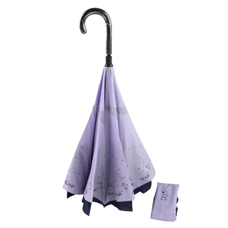/ Puputraga / reverse umbrella vitality - Umbrellas & Rain Gear - Waterproof Material Purple