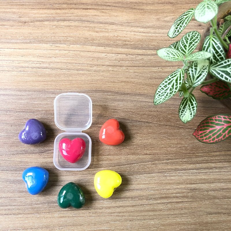 Rainbow Guardian Heart Hand Soap | Anti-epidemic Soap | Portable Soap | Rainbow Soap - Soap - Plants & Flowers Multicolor
