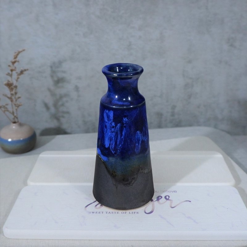 夜色大高腰花瓶-約13CM - 花瓶/花器 - 陶 多色