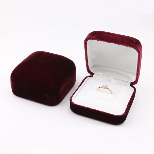 AndyBella Jewelry 戒指盒, 天鵝絨系列珠寶盒, 日本原裝進口