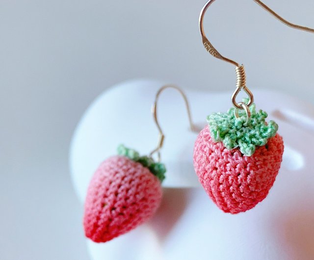 受注制作】苺の3点セット③ライトピンク