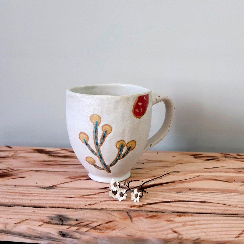 Forest's Breath - Branch Coffee Cup (320c.c) - Cups - Pottery 