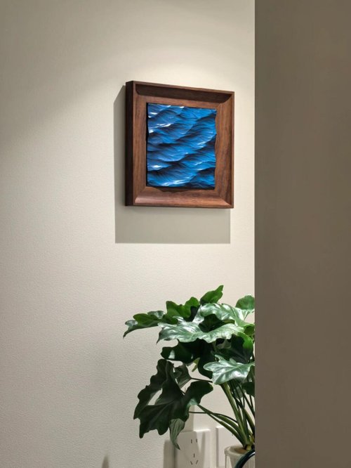 石膏波ロマンチックな装飾画手作り装飾品新築祝い/誕生日