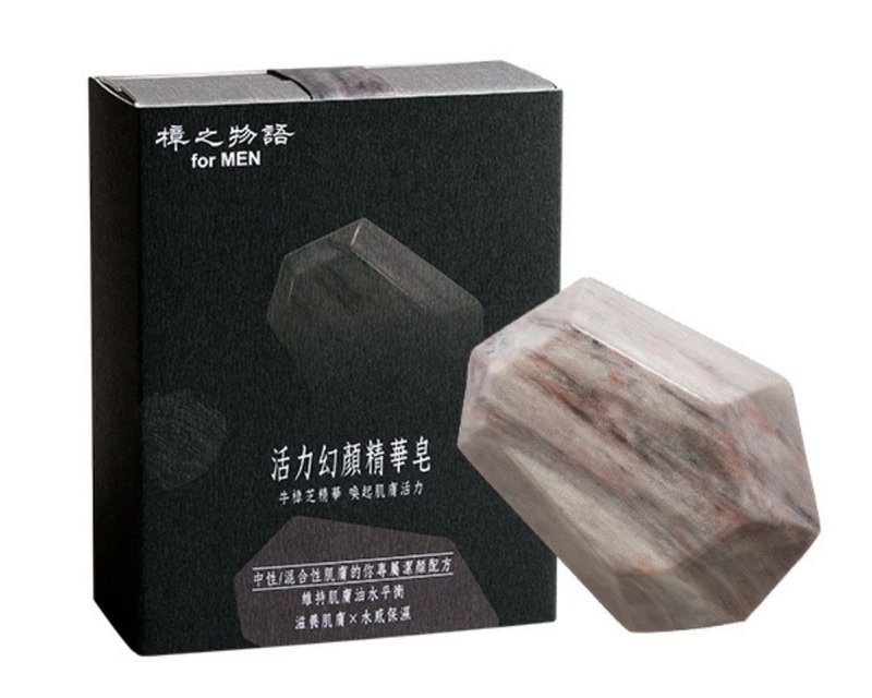 樟之物語  男性活力幻顏精華皂 (中性/混合性)  105g - 男性保養/清潔/修容工具 - 其他材質 灰色