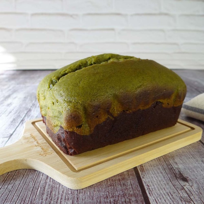 Shizuoka Matcha Cocoa Pound Cake Pound Cake Pound Cake - เค้กและของหวาน - วัสดุอื่นๆ สีเขียว