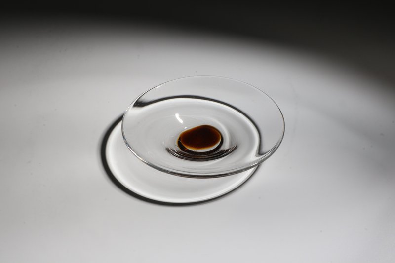 brown glass saucer - Small Plates & Saucers - Glass Brown