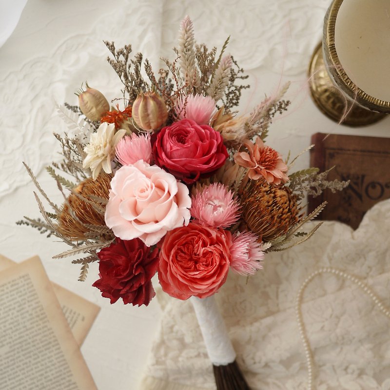 Deep Love Bouquet - Antique Bridal System - Plants - Plants & Flowers Gold