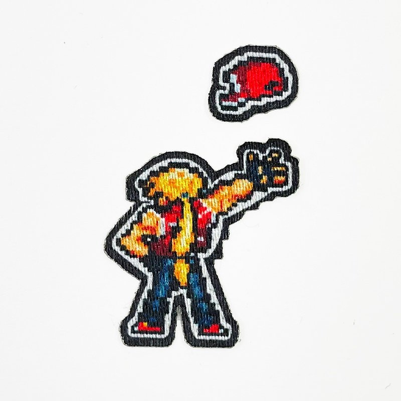 Polyester Badges & Pins - SNK&EGG TERRY BOGARD imitation embroidered cloth badge