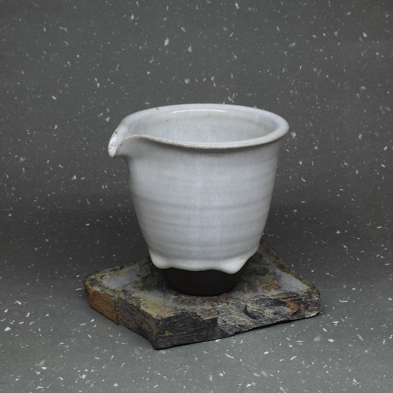 雪花白茶海、公道杯、勻杯 手作陶藝 茶道具 - 茶具/茶杯 - 陶 