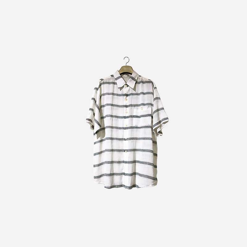 カラフルな織り糸no.1527ヴィンテージのずれたヴィンテージ/ホワイトシャツ