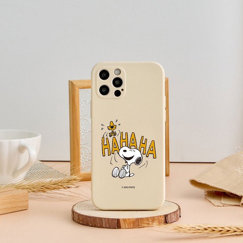 SNOOPY スヌーピーが笑う 全部入りiPhoneケース - スマホケース・カバー - シリコン 多色