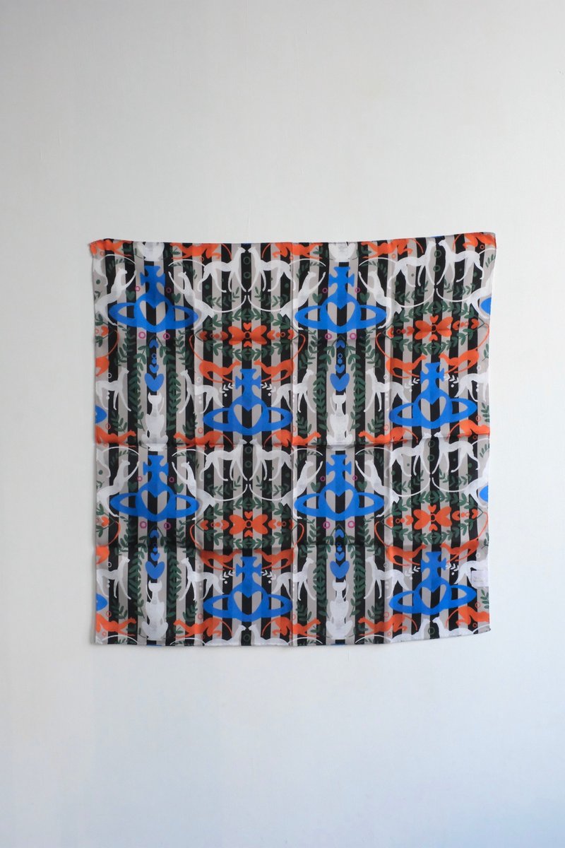 Vivienne Westwood日本製綿巾/Scarf - 絲巾 - 棉．麻 多色
