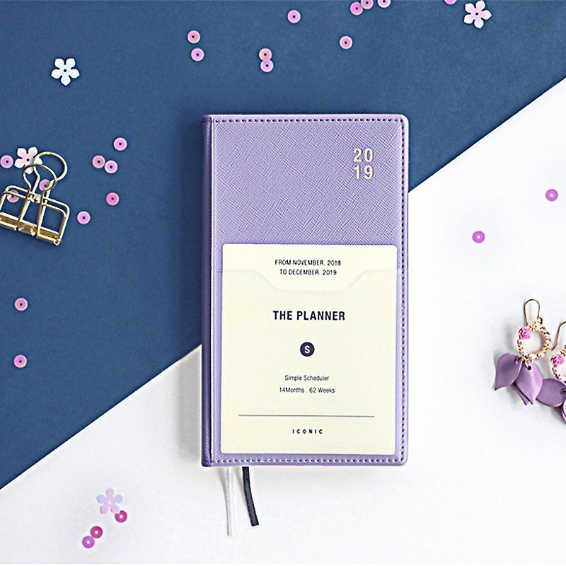 ICONIC 2019 Classic Portable Zhou Zhi (aging) - Lavender Purple, ICO53139 - สมุดบันทึก/สมุดปฏิทิน - กระดาษ สีม่วง