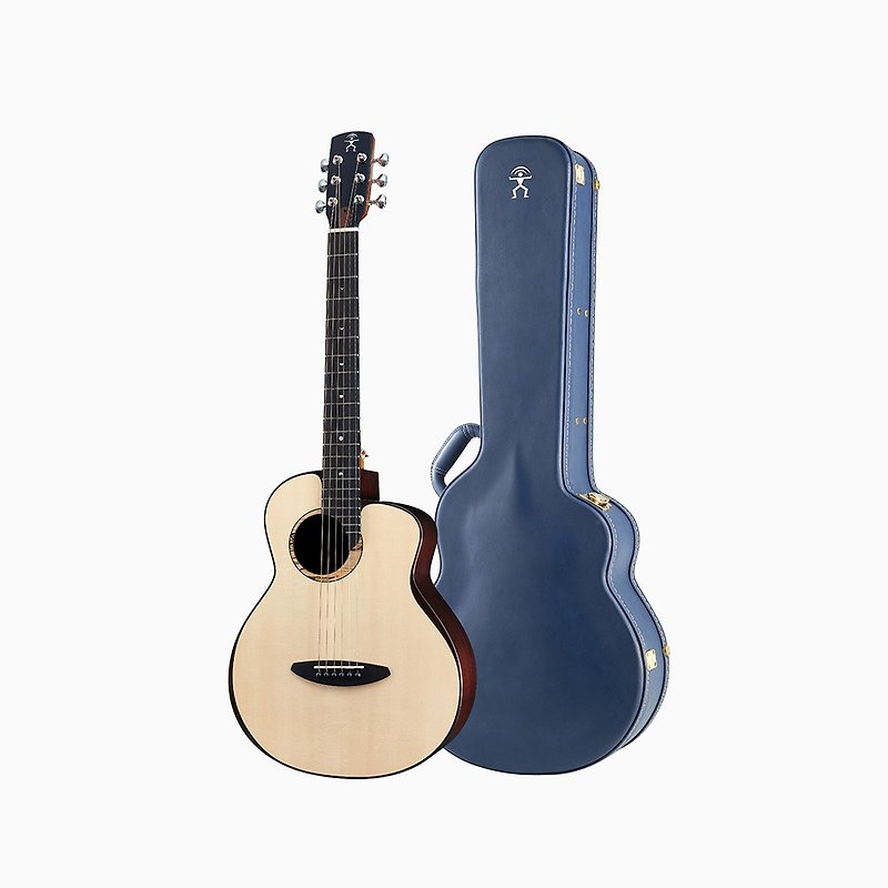 Wood Guitars & Music Instruments Khaki - M200 - 36inch Travel Guitar - Moon Spruce / Indian Rosewood