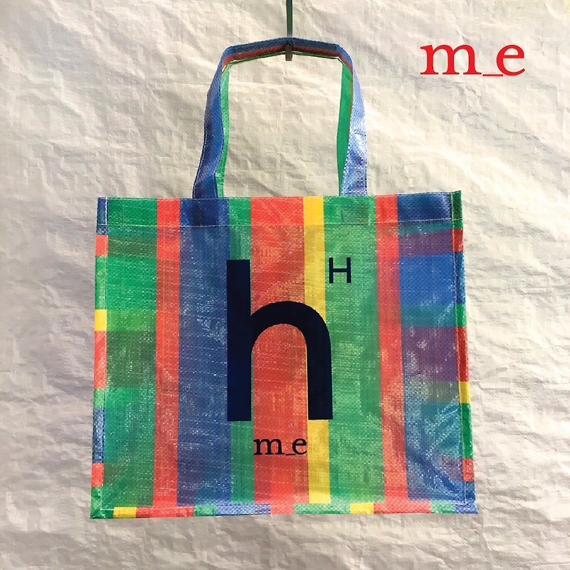 Plastic Handbags & Totes Multicolor - Alphabet bag