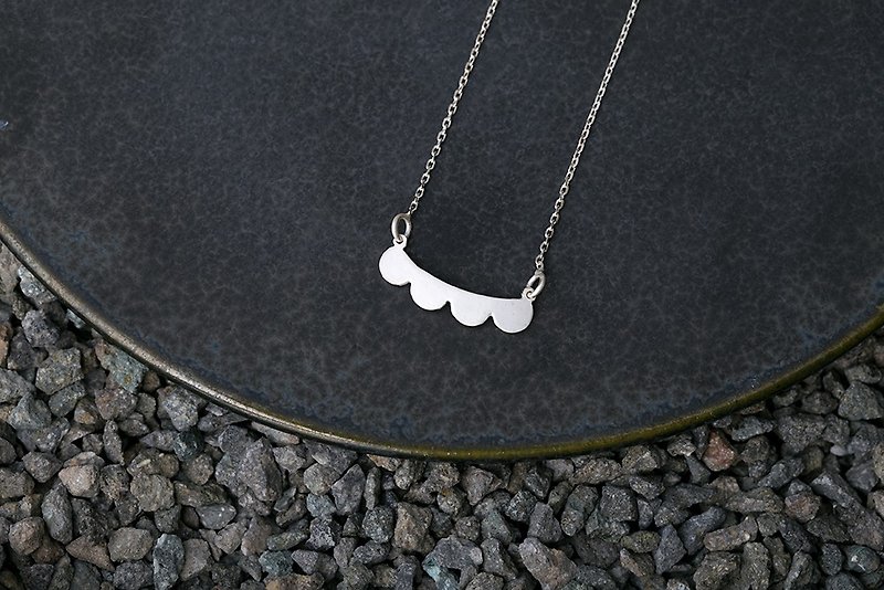 Misstache N.4 925 Silver Necklace - Chokers - Sterling Silver White
