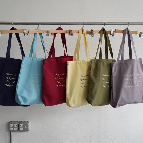 （nono様）キャンバスバッグ Today's Windless 8周年限定 キャンバスバッグ 刺繍ロゴカラー