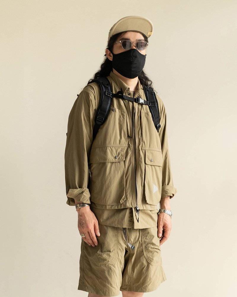 戶外風大容量雙肩包復古登山傘兵包可拓展使用後背包 - 後背包/背包/書包 - 尼龍 藍色