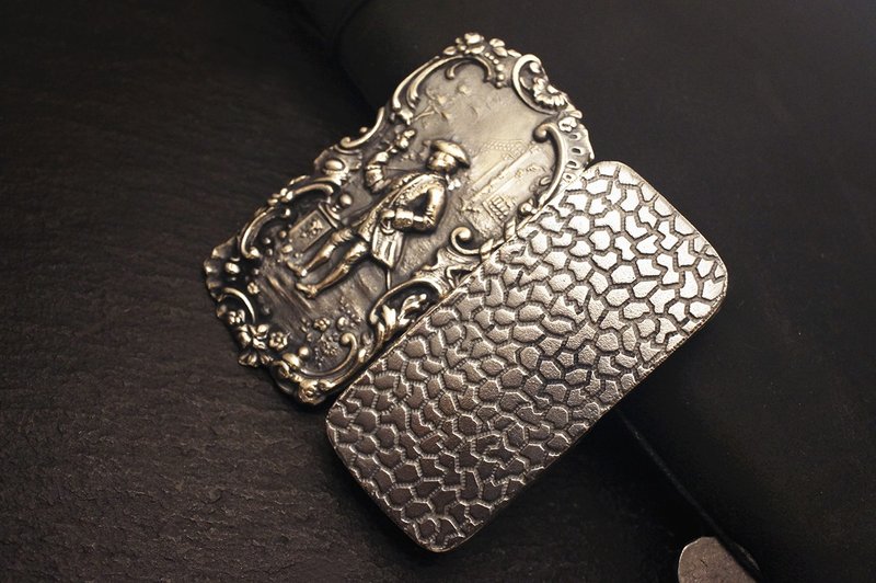 925 純銀古典郵票盒(D39) - 手作 - 其他 - 純銀 銀色