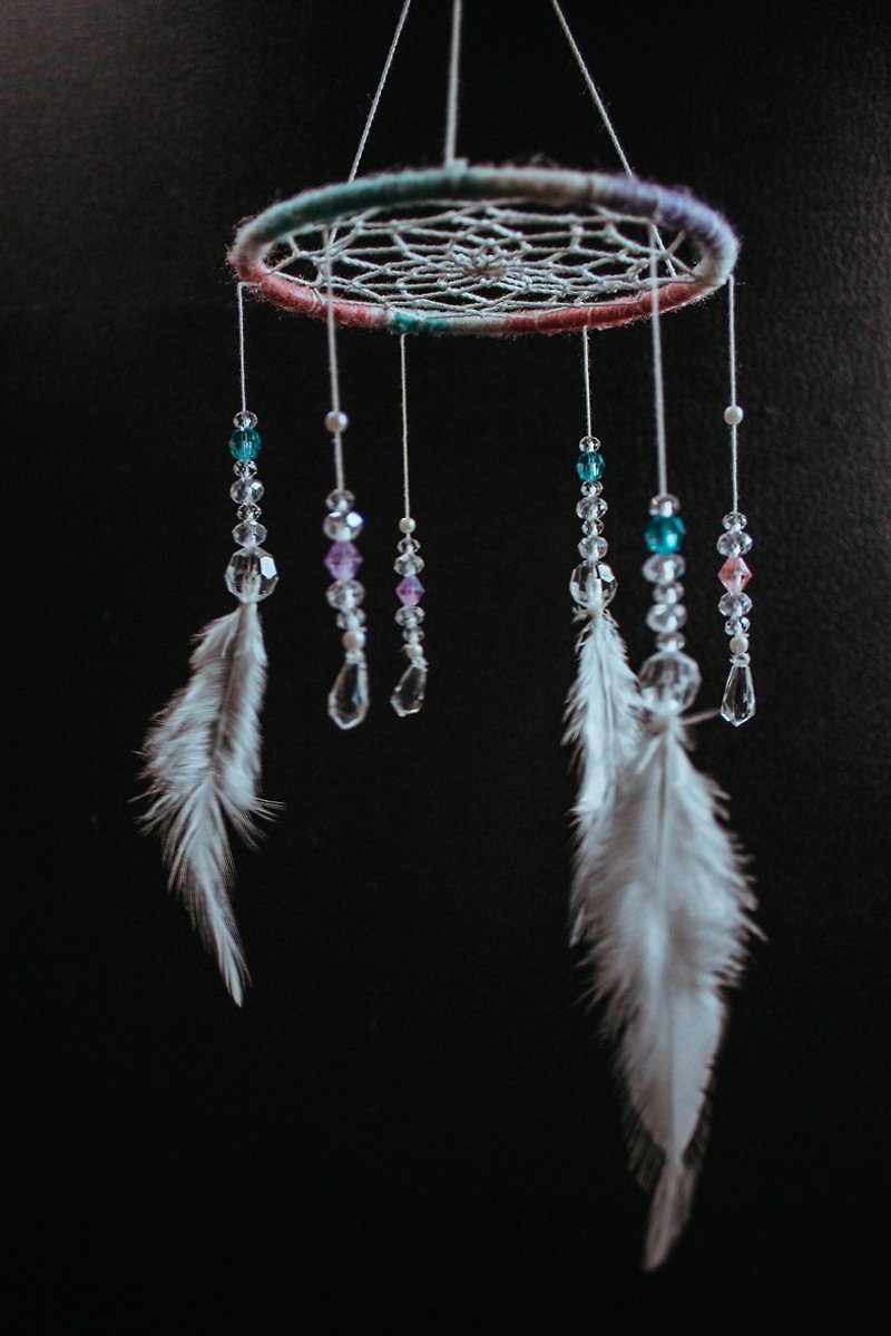 Handmade Dreamcatcher - 【Mini Chandelier】 - Items for Display - Other Materials White