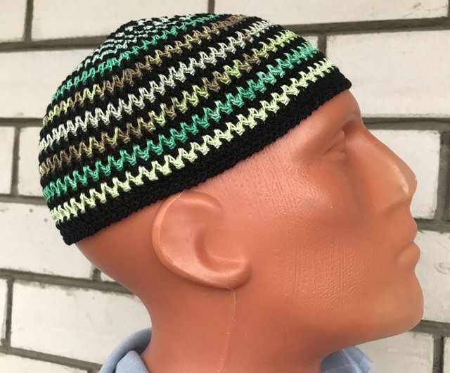 hippie skull cap