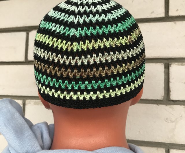 hippie skull cap