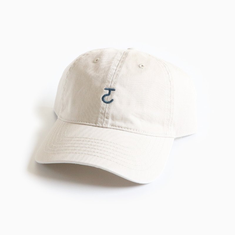 Beige baseball cap - หมวก - ผ้าฝ้าย/ผ้าลินิน ขาว