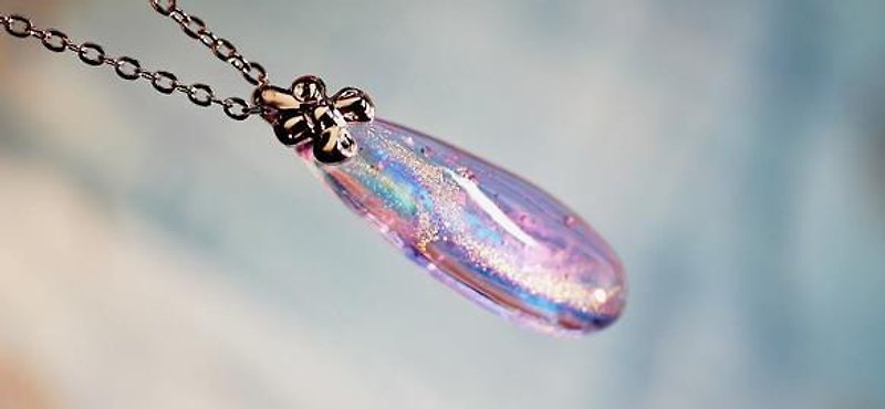 Love scented with lavender - Necklaces - Other Metals 