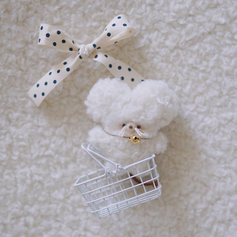 |Unicorn Forest | Little Sweet Candy Handmade Doll Mini - Stuffed Dolls & Figurines - Wool White