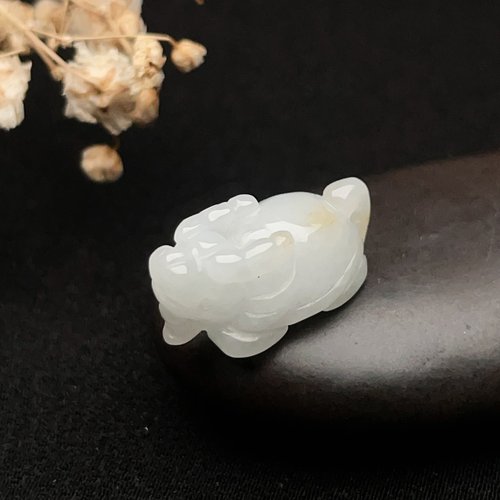 瓔珞珠寶盒 E.L.Jewelry Box 冰糯翡翠龍龜 | 天然緬甸玉翡翠A貨