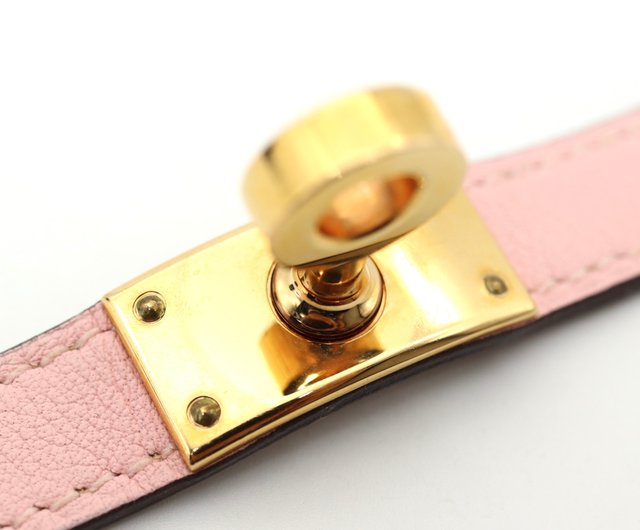 HERMES ダブルツアー　ブレスレット　ピンク HERMES ダブルツアーブレスレットピンク