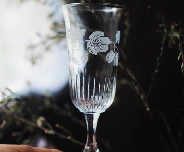 1960年 フランス ペリエ ジュエ アネモネ フラワー クリスタル