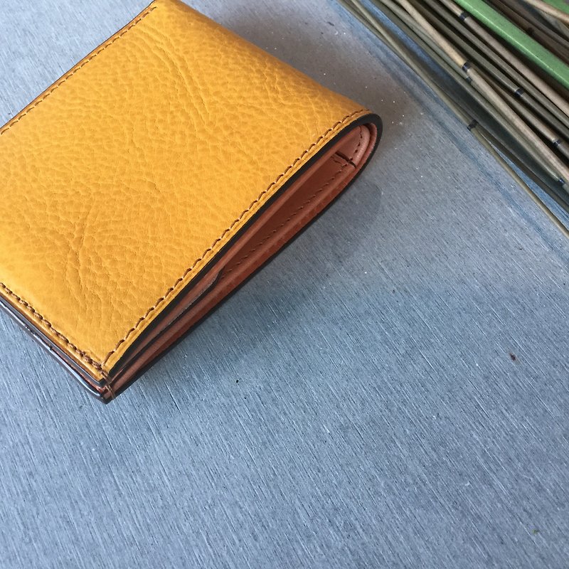 isni short wallet / handmade leather design