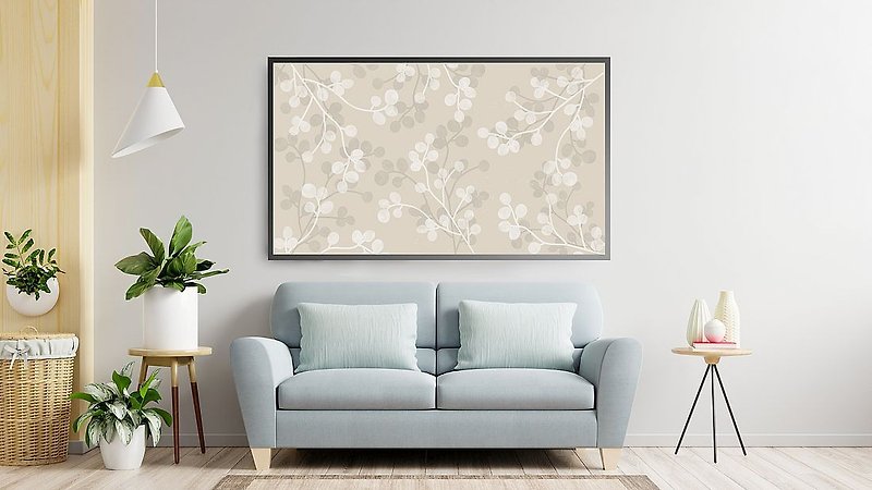 Samsung Frame TV art botanical digital download, 藝術為 三星 The Frame 美學電視 花朵