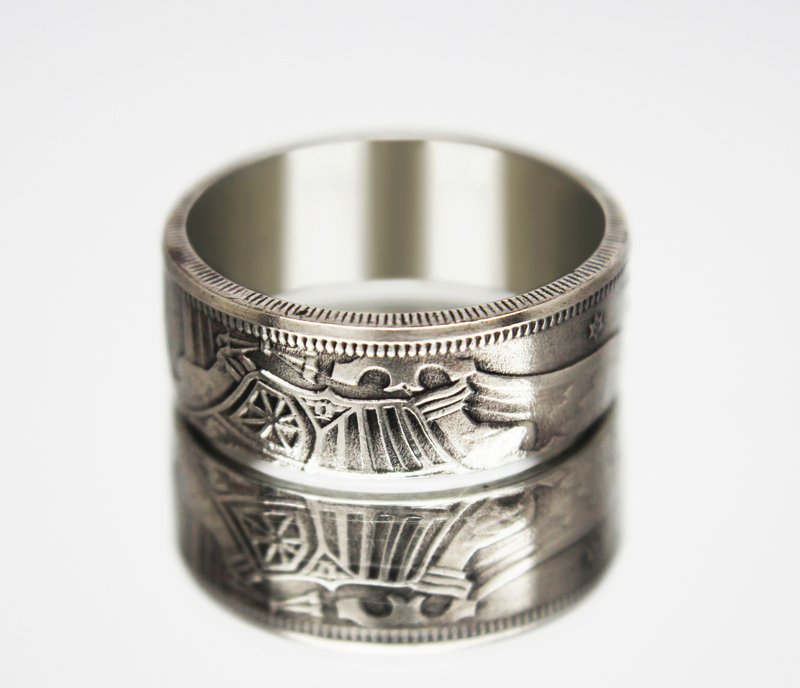 Spain Coin Ring 25 ptas 1957 coin rings for men coin rings for women - 戒指 - 其他金屬 