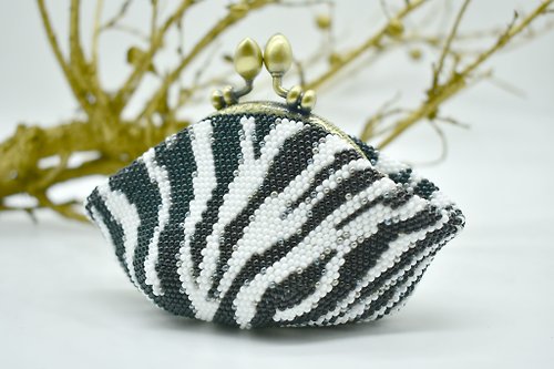 BagsArtDeco Digital Download - PDF - Bead crochet pattern - Beaded coin purse DIY #132-5