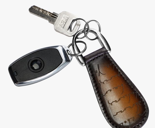 靴べら キーホルダー キーリング メンズ 携帯用 シューホーン