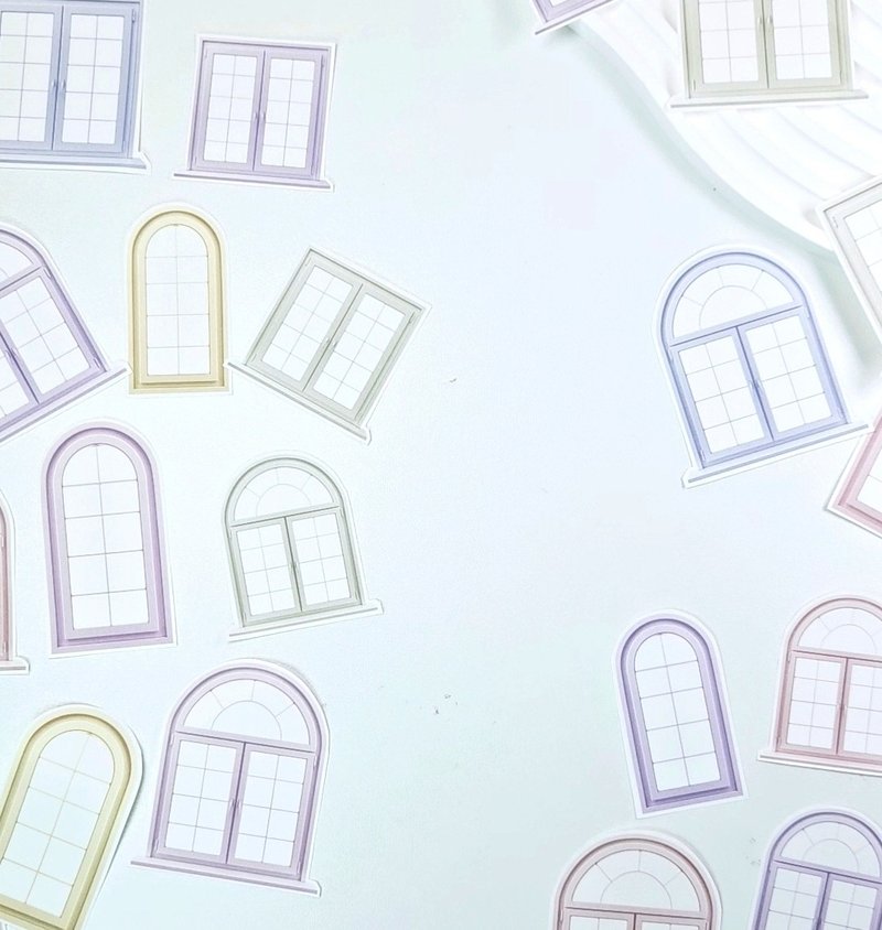 某日之窗 裝飾素材 - memo/便利貼 - 紙 多色