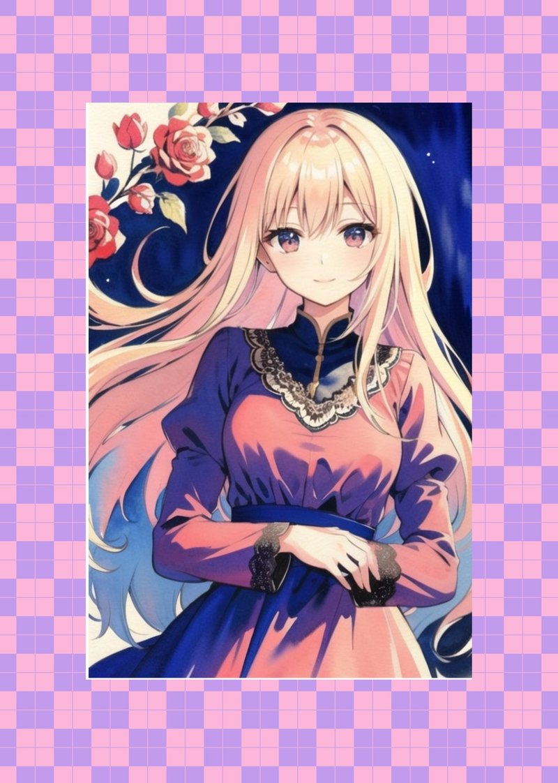 オリジナル人物ステッカー　No.80 - 貼紙 - 紙 