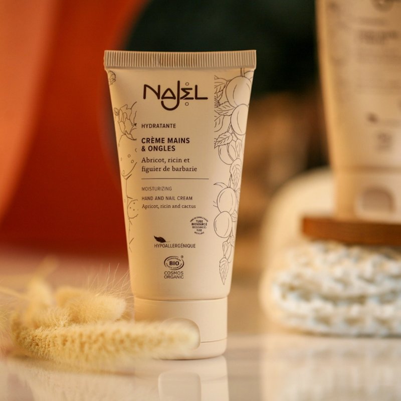 NAJEL Organic Moisturizing Hand & Nail Cream - บำรุงเล็บ - วัสดุอื่นๆ 