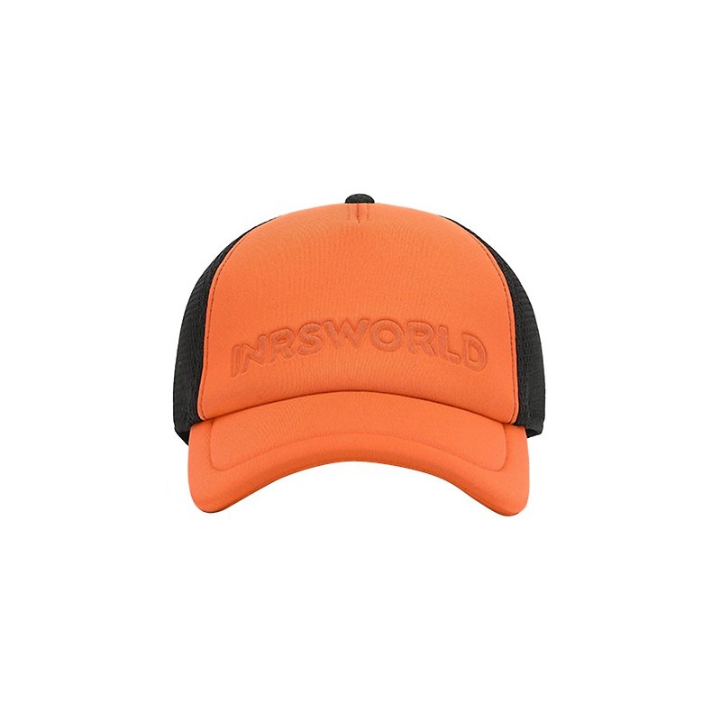 棒球帽 老帽 鴨舌帽 潛水布網面棒球帽-橘色【ISW】設計師品牌 - 帽子 - 其他材質 橘色