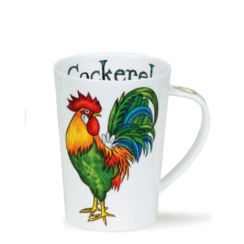 Golden Rooster Announces Mug - Mugs - Porcelain 
