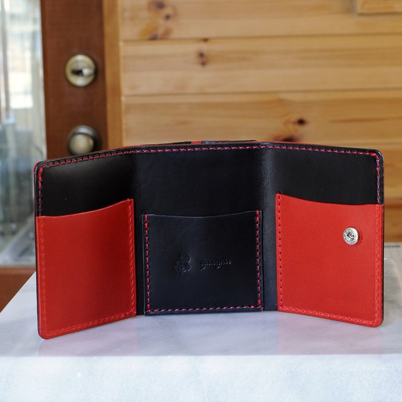 Compact tri-fold wallet No.3 Buttero