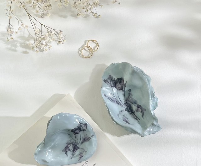 スモーキークォーツ シェル トレイ